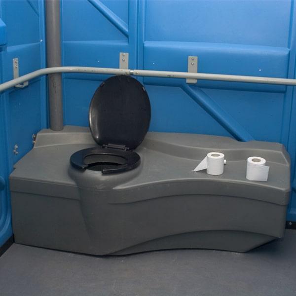 the maximum occupancy for an ada/handicap portable toilet unit is generally one person at a time